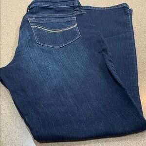 Lee Riders Indigo size 8 Stretch Bootcut Women's Dark Blue Jeans